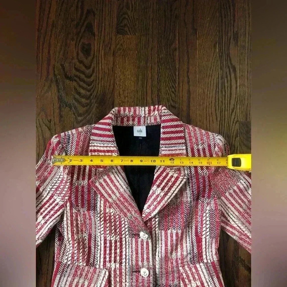 CAbi Women’s S Patchwork Blazer Jacket Style 6028 - NWOT - Picture 12 of 15